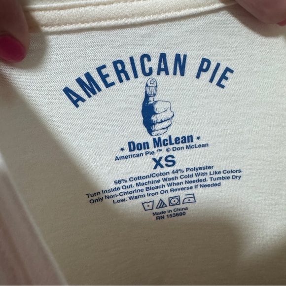 Don McLean American Pie Truck T-shirt XS Americana Fourth of July Drove My Chevy - Picture 6 of 6